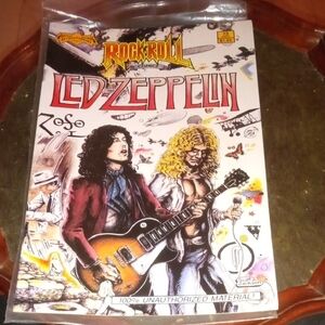 Rock and Roll Comic Book with Led Zeppelin Cover